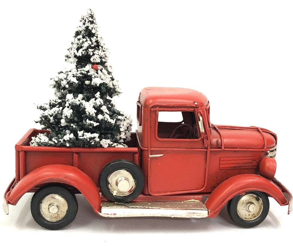 Bristlebrush Designs <br> Christmas Decoration <br> Rusty Red Ute