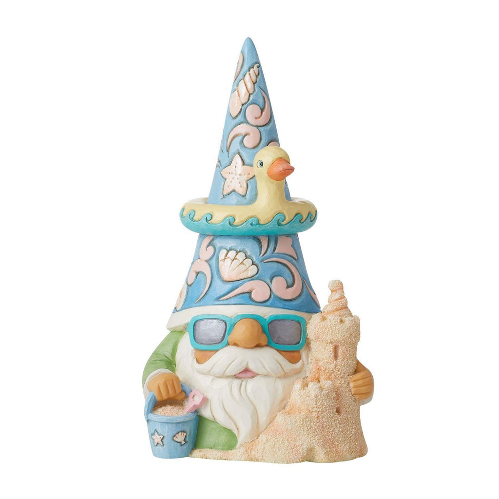 Heartwood Creek<br> Sand Castle Gnome (16cm) <br> "The Beach Is Calling"