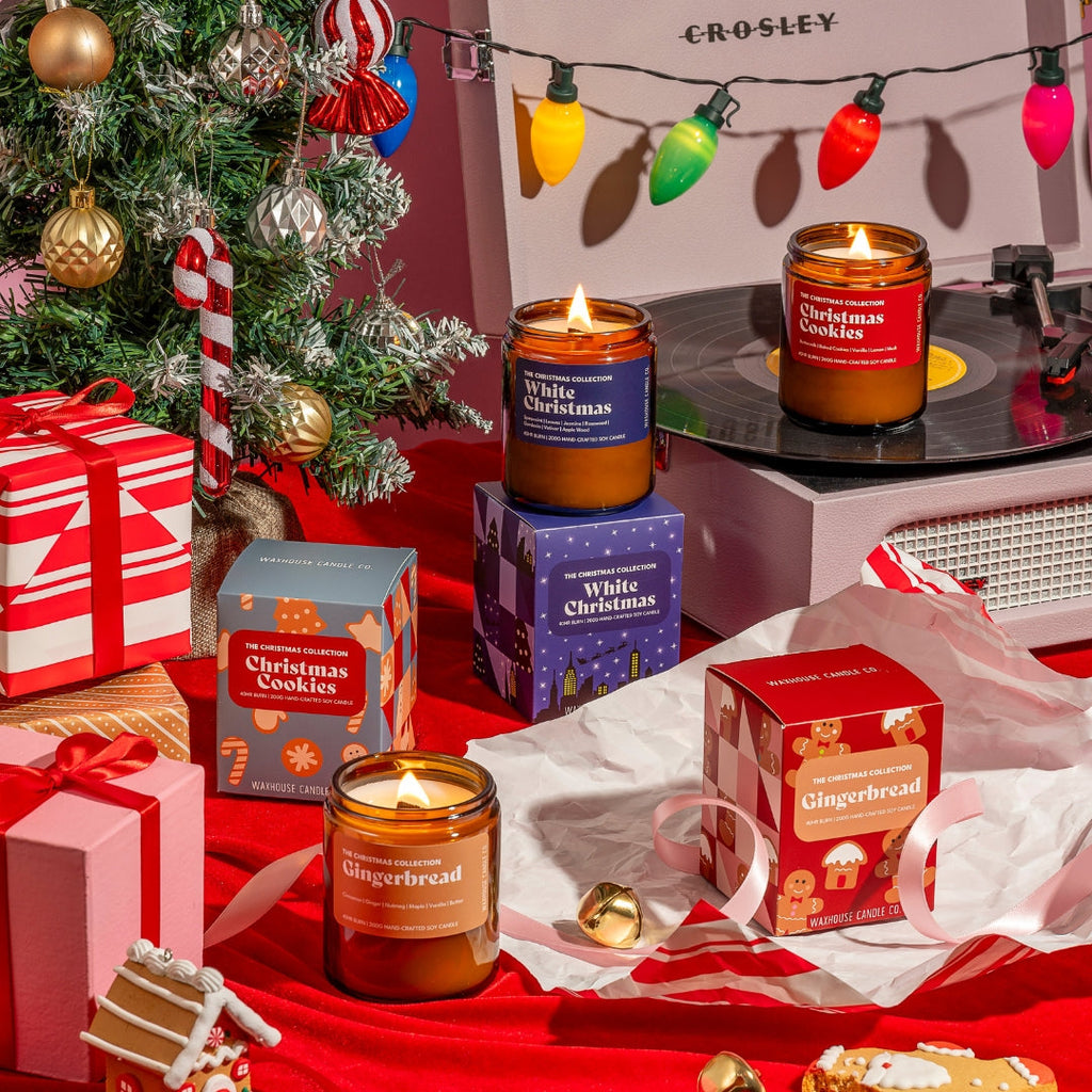 Waxhouse <br> The Christmas Collection <br> Gingerbread Soy Candle