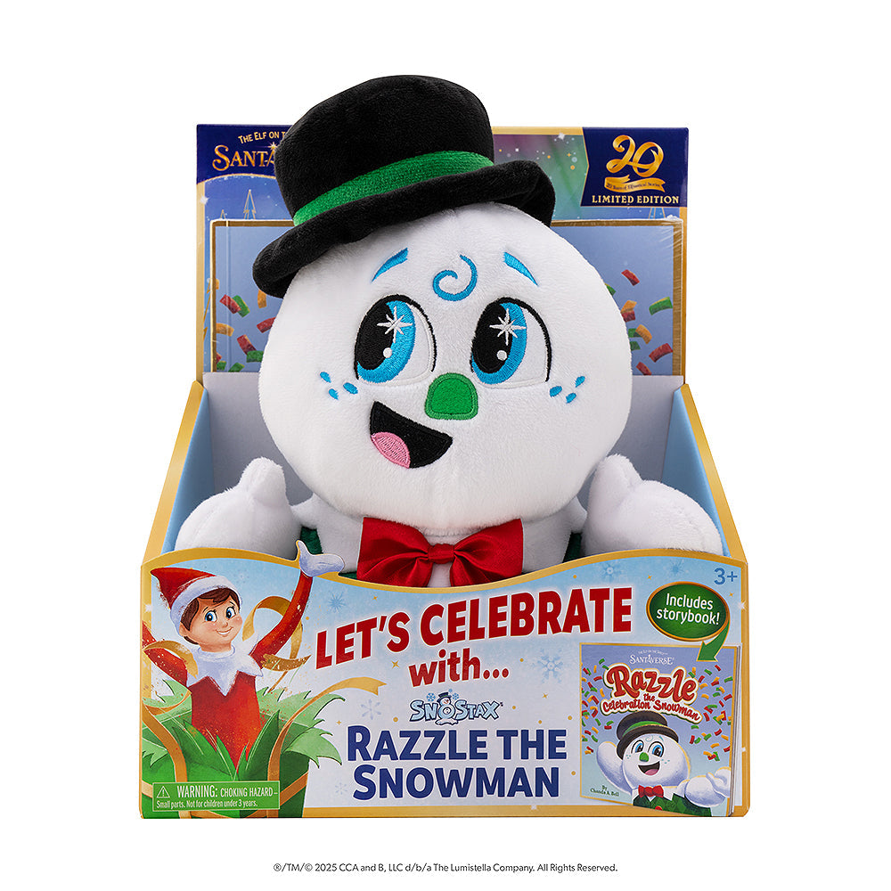 NEW 2025 <br> The Elf on the Shelf - 20th Anniversary Snowman <br> Razzle