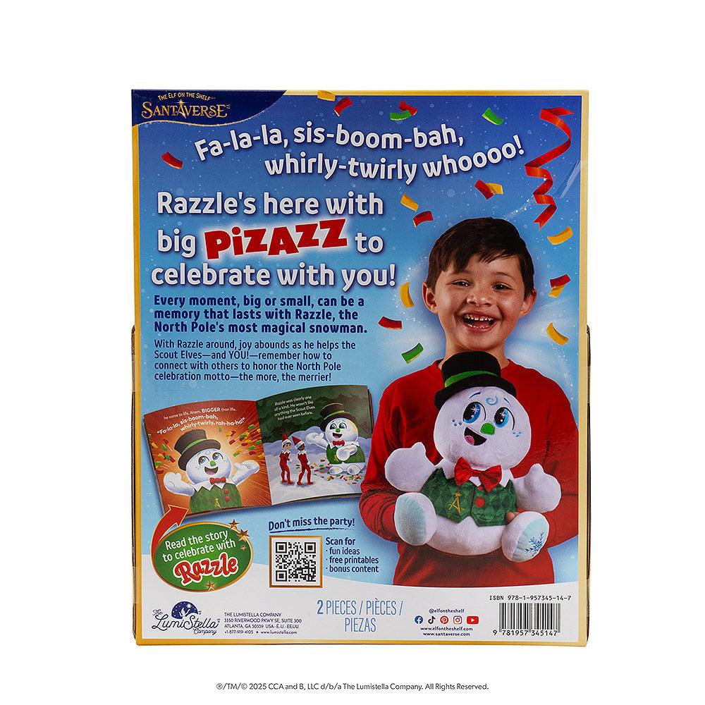 NEW 2025 <br> The Elf on the Shelf - 20th Anniversary Snowman <br> Razzle