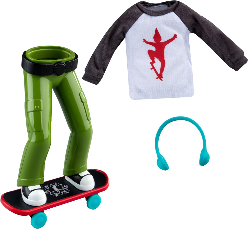 NEW 2024 <br> Claus Couture Collection® <br> MagiFreez® Holly Jolly Ollie Skateboard Set