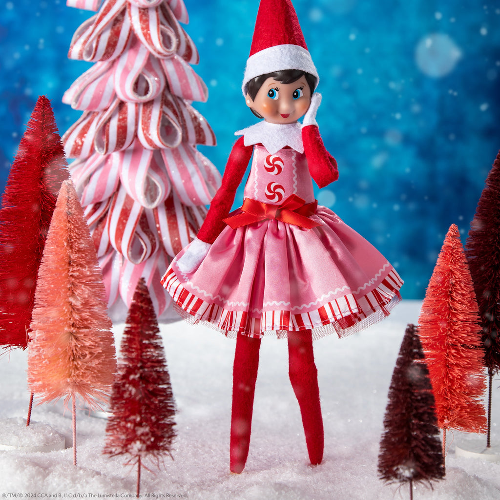 NEW 2024 <br> Claus Couture Collection® <br> Pink Peppermint Party Dress