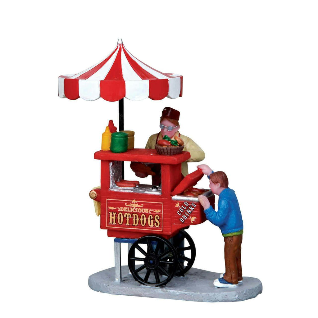 LEMAX PRE-ORDER <br> Lemax Figurine <br> Hot Dog Cart