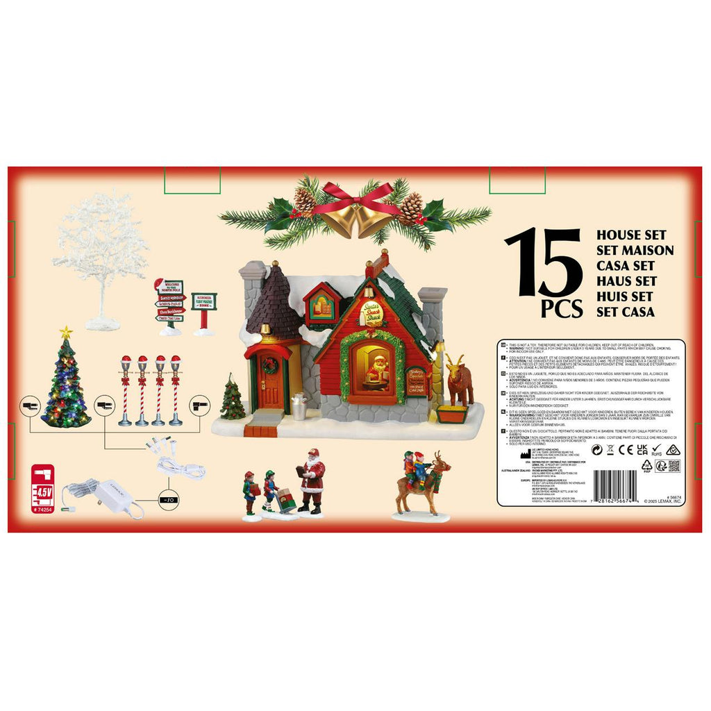LEMAX 2025 <br> Santa's Wonderland <br> Santa's Snack Shack Set