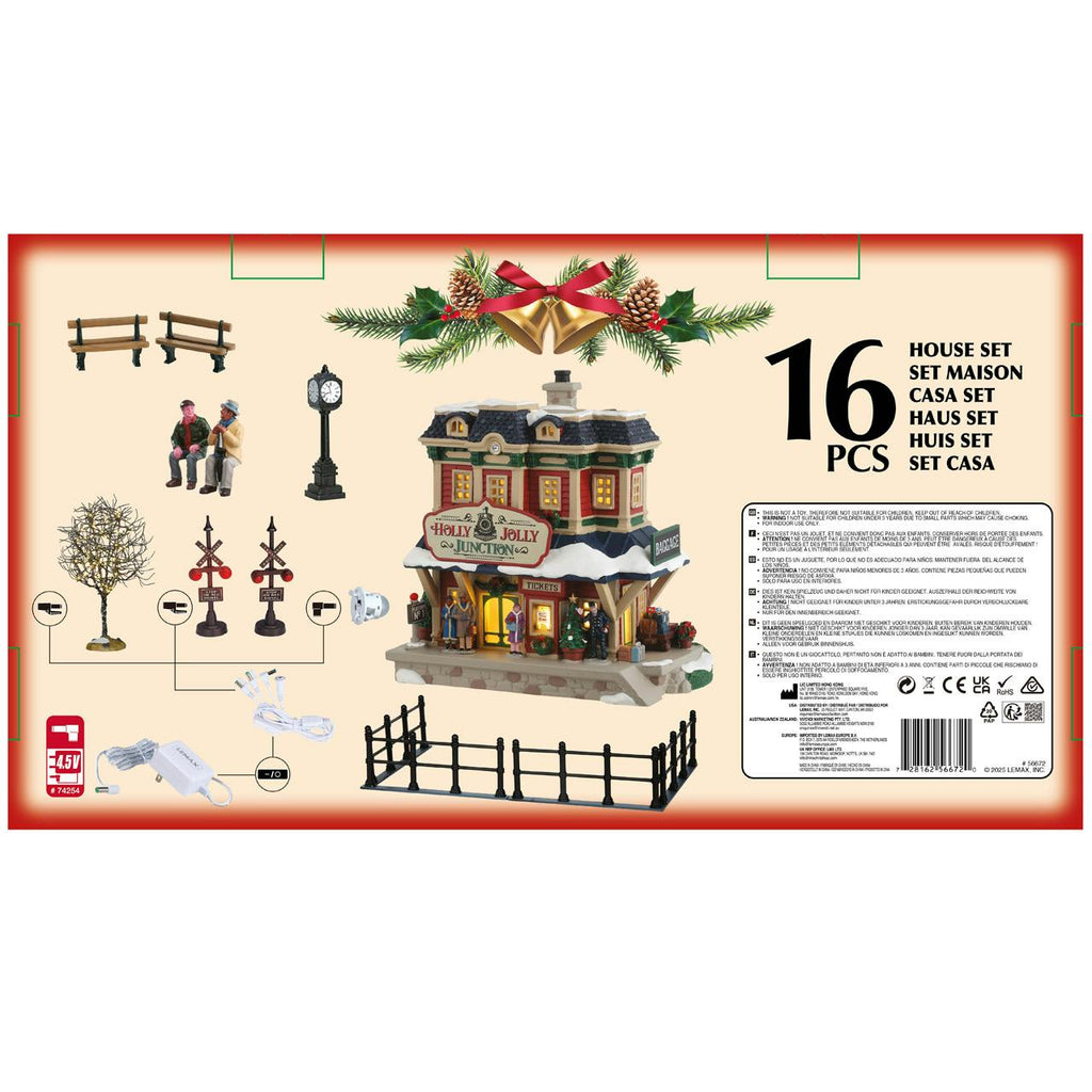 LEMAX 2025 <br> Caddington Village <br> White Christmas Set