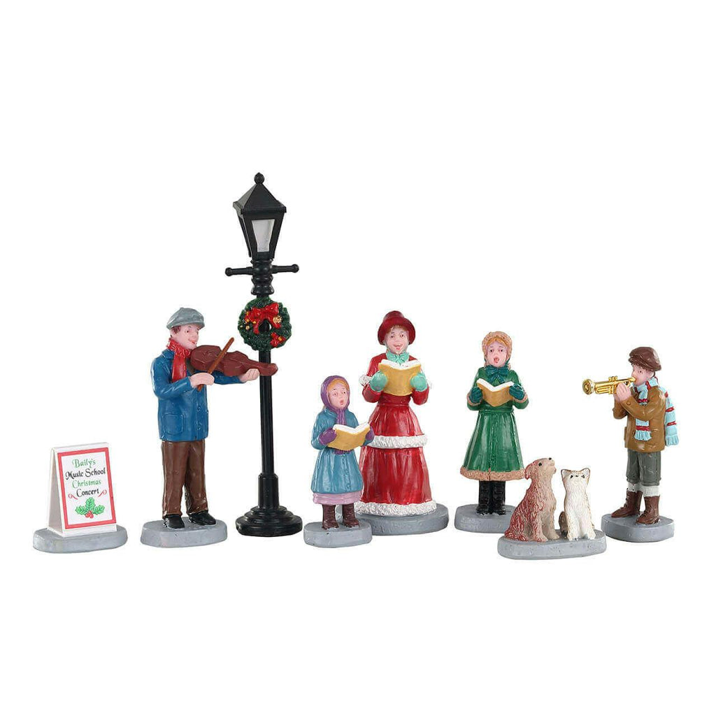 Lemax Figurine <br> Baily's Music School Carolers