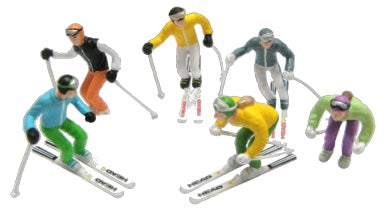 JÄGERNDORFER <br> Standing Skiing Figurines (6PC)