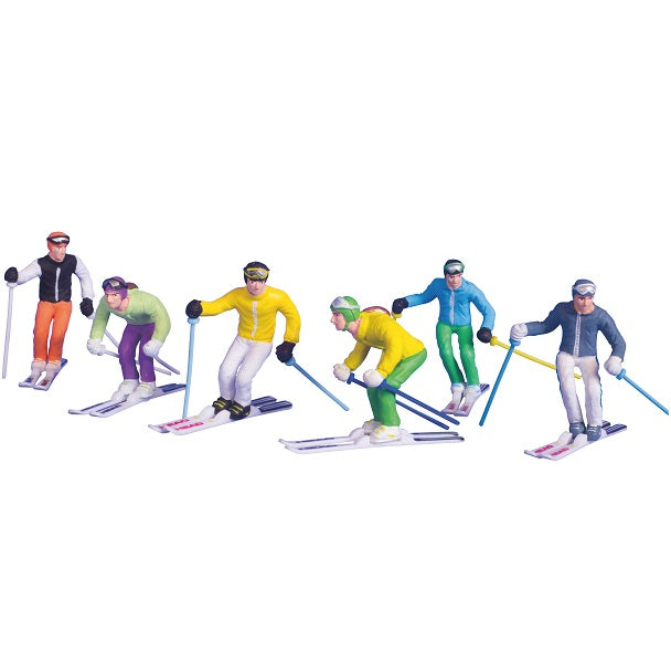 JÄGERNDORFER <br> Standing Skiing Figurines (6PC)