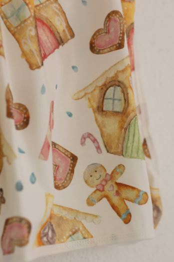 Gingerbread Dreams 100% Cotton Knit Baby Swaddle