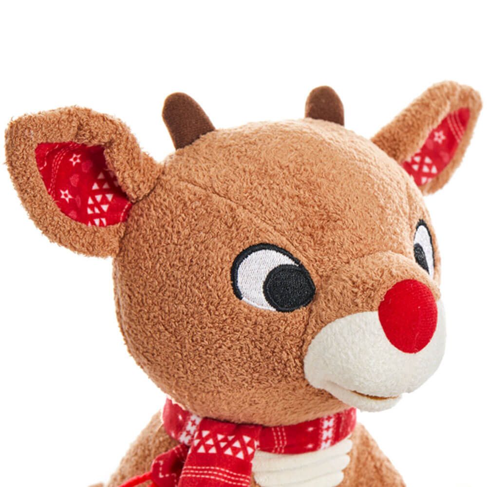 Stuffed Rudolph Rudolph the Red-Nosed Reindeer Rudolph Plush – The Christmas Shop