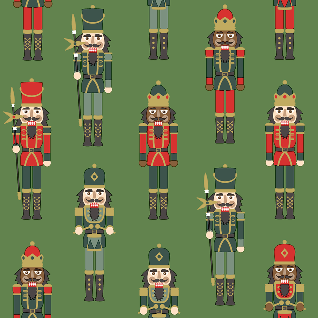 Luncheon Napkin - Nutcracker Green <br> (Pack of 20)