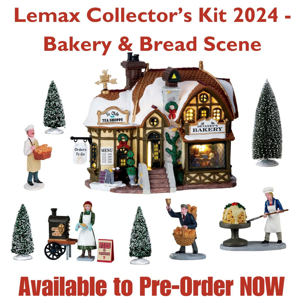 LEMAX 2024 <br> 2024 Lemax Collectors Kit XI <br> Bakery and Bread Scene