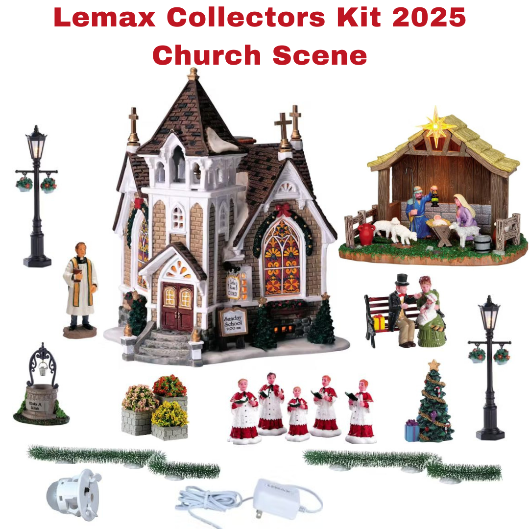 Lemax Village Buildings Lemax Little River Church #45069 - Harvest ...