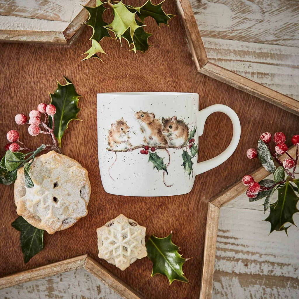 Royal Worcester <br> Wrendale Designs <br> Winter Mice Mug