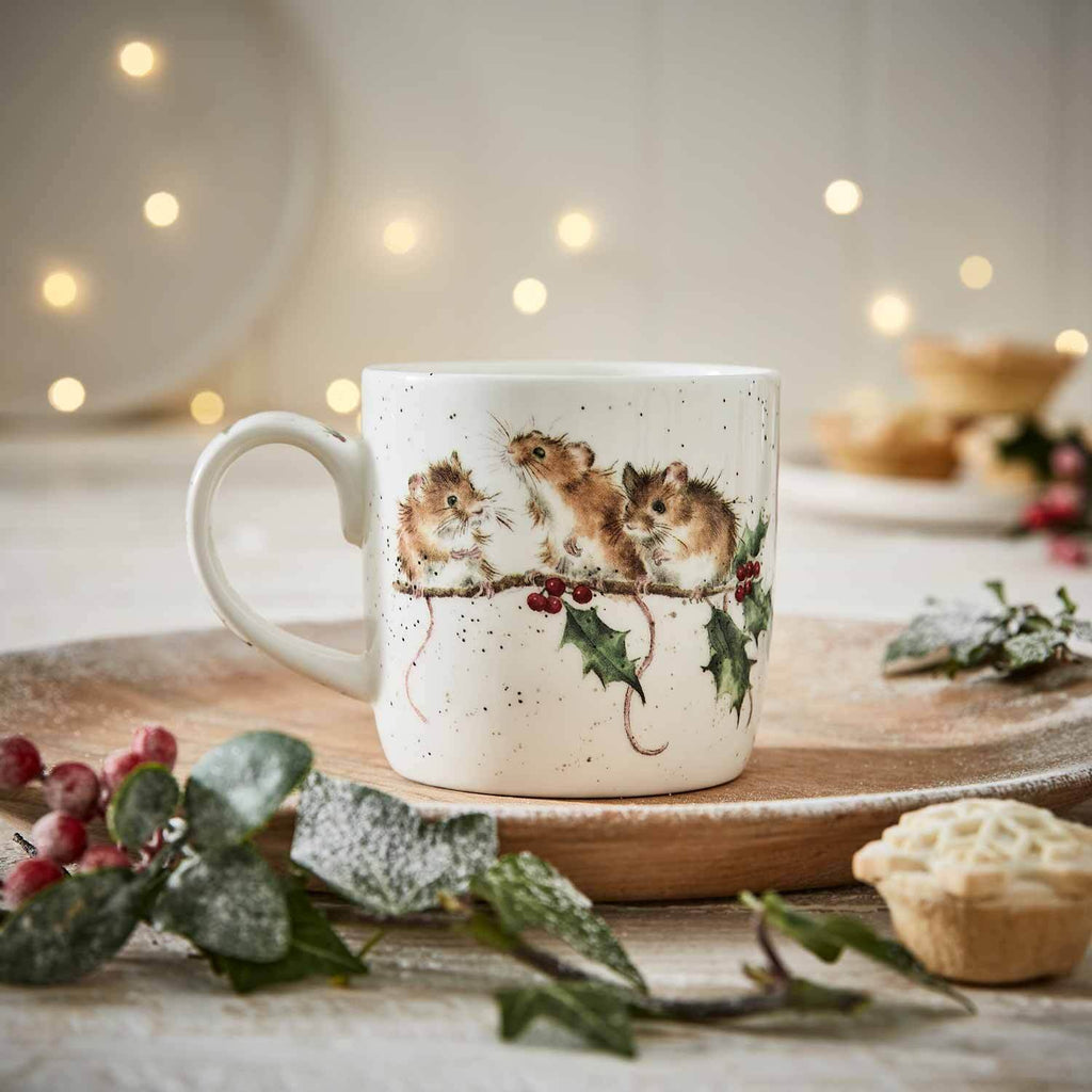 Royal Worcester <br> Wrendale Designs <br> Winter Mice Mug