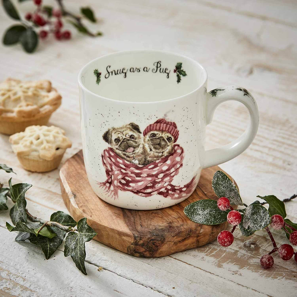 Royal Worcester <br> Wrendale Designs <br> Pug Mug