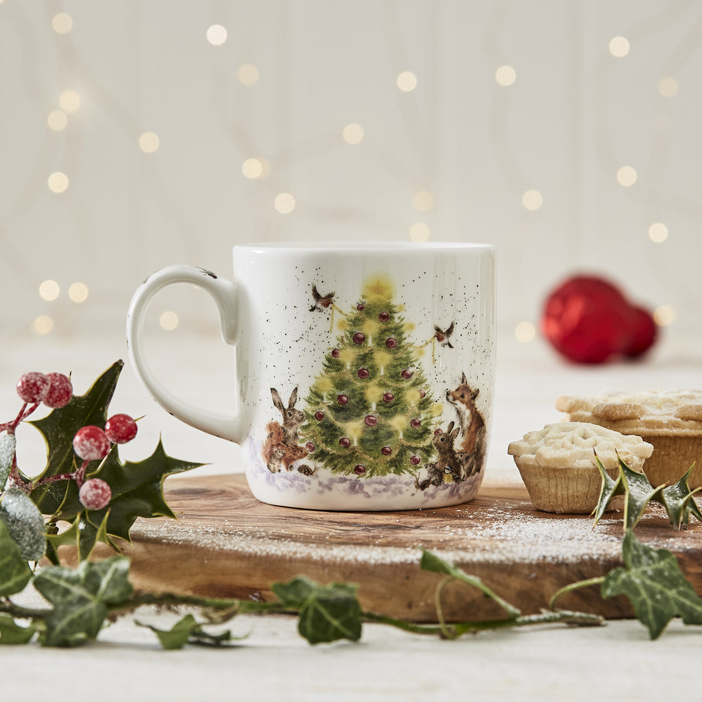 Royal Worcester <br> Wrendale Designs <br> Christmas Tree Mug