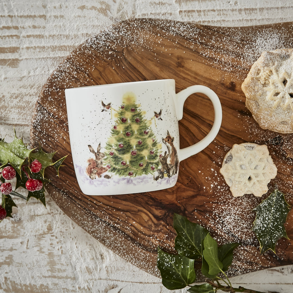 Royal Worcester <br> Wrendale Designs <br> Christmas Tree Mug