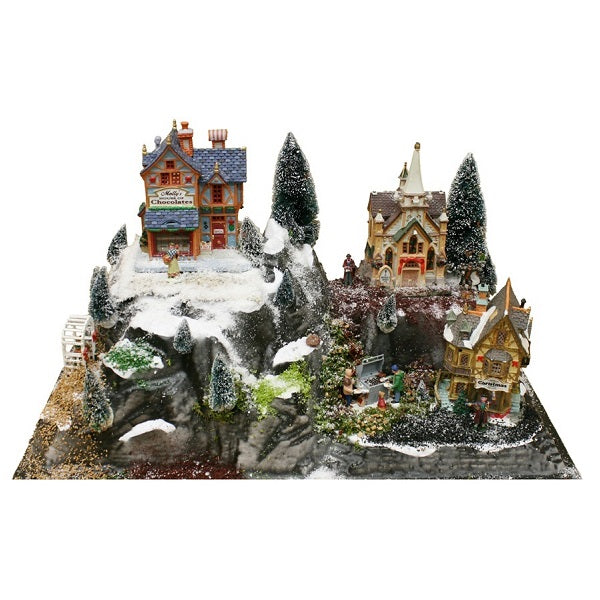 MY VILLAGE <br> Village Accessories <br> Christmas Village Mountain Base with Tunnel <br> PICK UP IN STORE ONLY