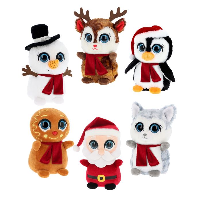 Christmas Soft Toy - Mini Motsu Christmas <br> 6 Assorted