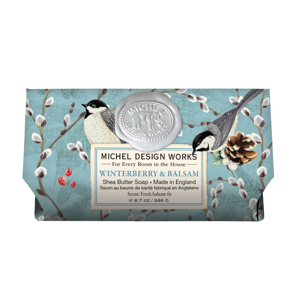 Michel Design Works <br> Large Bar Soap <br> Winterberry Balsam