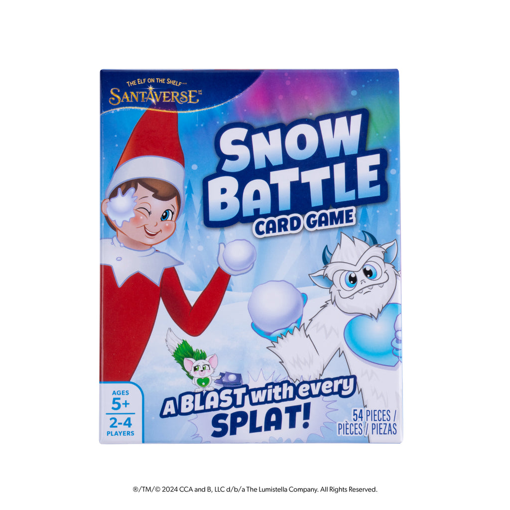 NEW 2024 <br> Elf on the Shelf® <br> Santaverse® Snow Battle Card Game