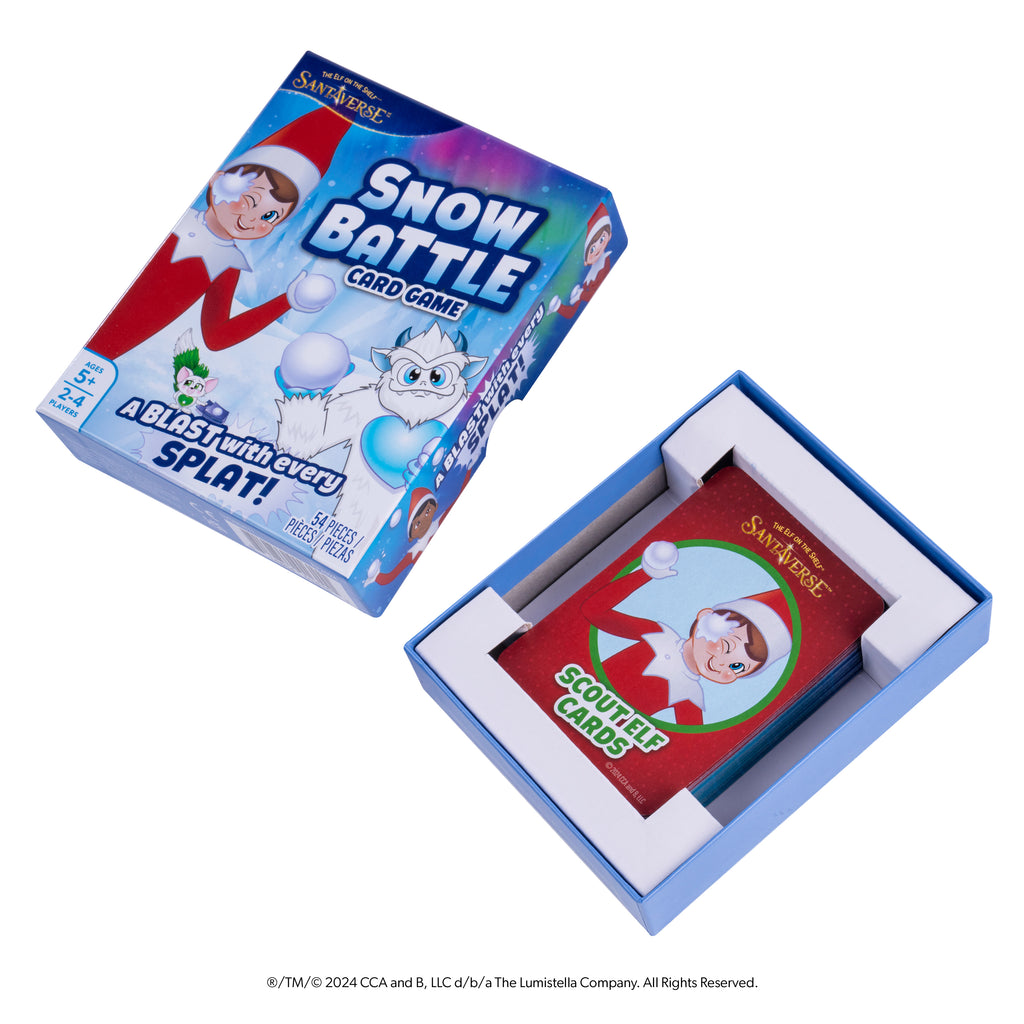 NEW 2024 <br> Elf on the Shelf® <br> Santaverse® Snow Battle Card Game