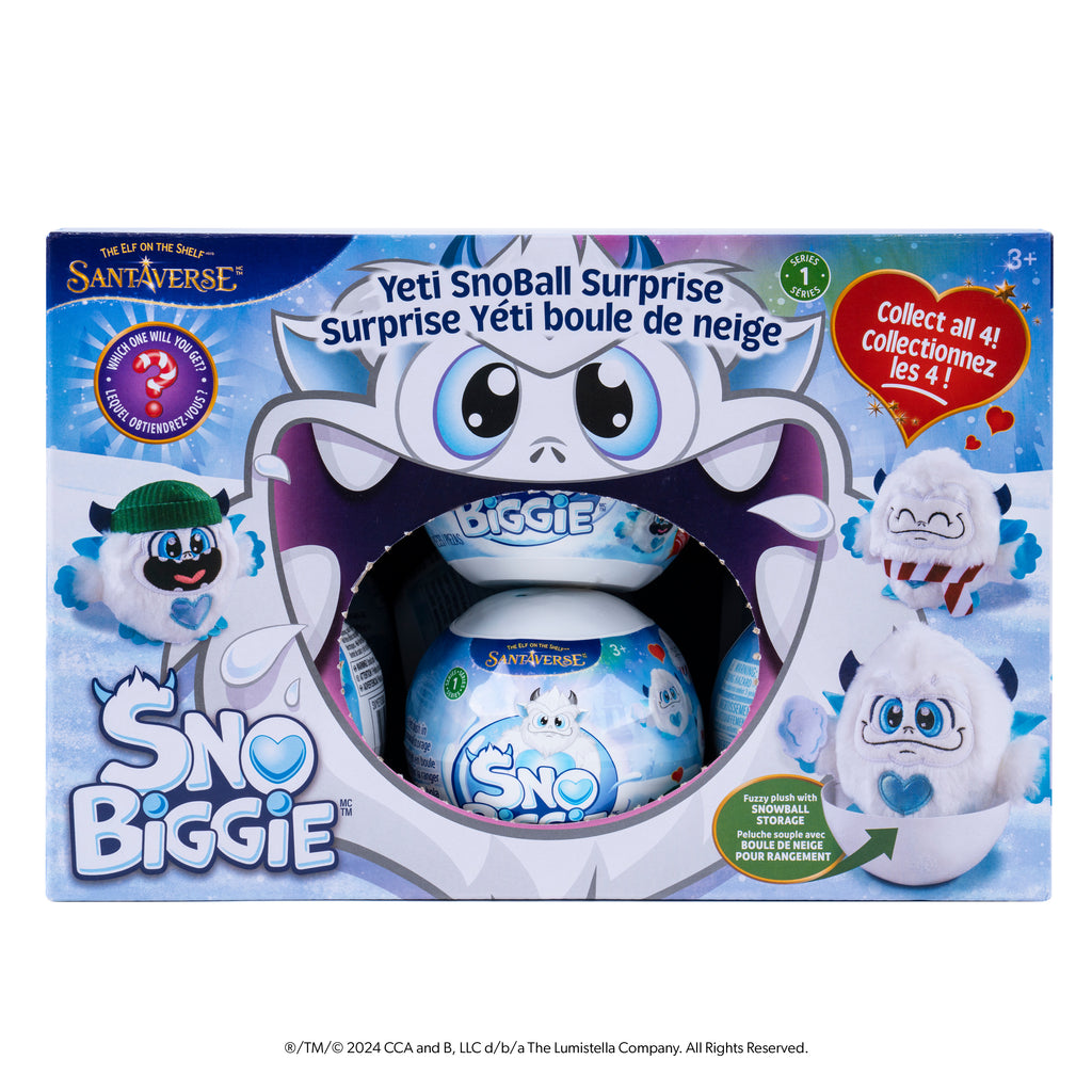 NEW 2024 <br> Santaverse SnoBiggie® Yeti SnoBall Surprise