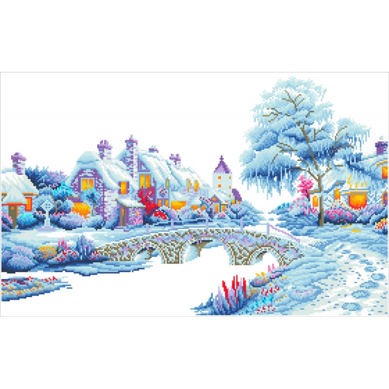 SALE - 30% OFF <br> Diamond Dotz <br> Winter Village