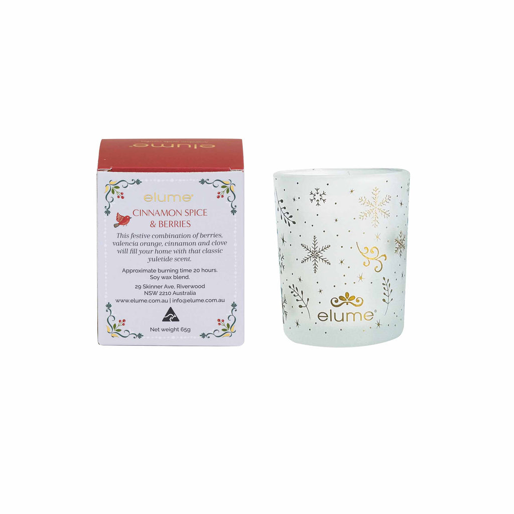 ELUME <br> Petite Cinnamon Spice & Berries Soy Candles