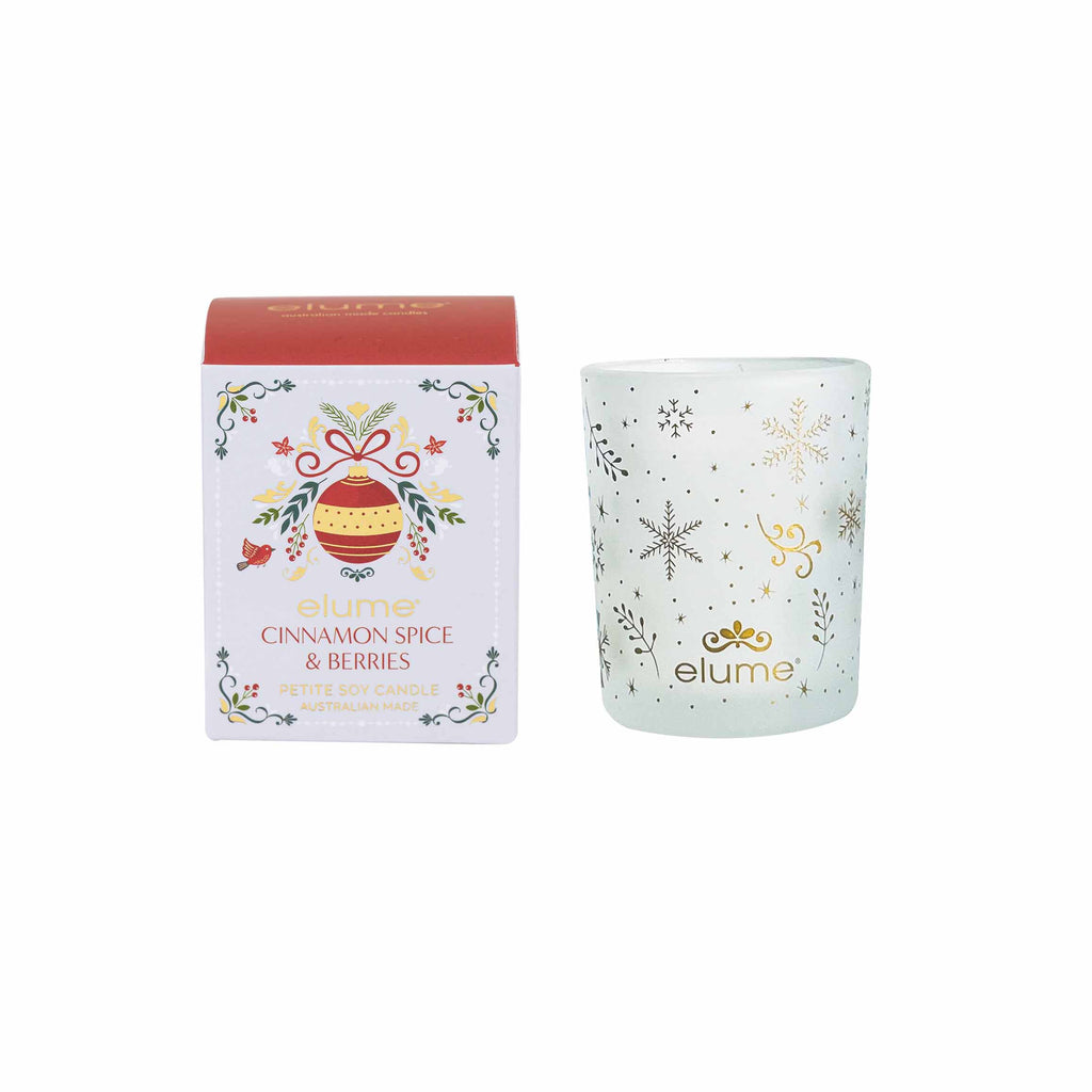 ELUME <br> Petite Cinnamon Spice & Berries Soy Candles