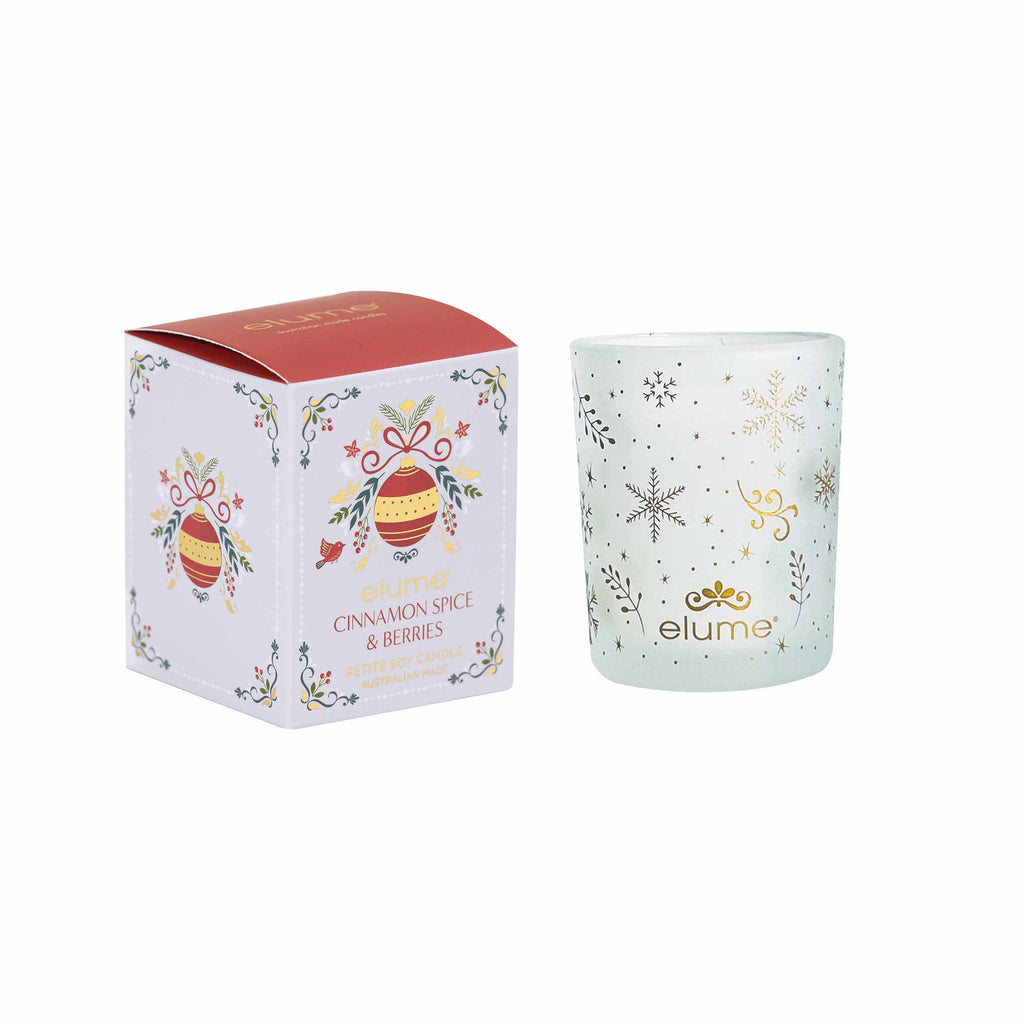 ELUME <br> Petite Cinnamon Spice & Berries Soy Candles