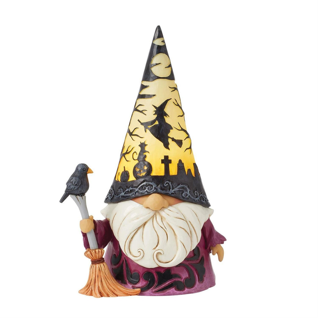 Heartwood Creek <br> Wizard with LED Scene Hat (29cm) <br> "Spooktacular"