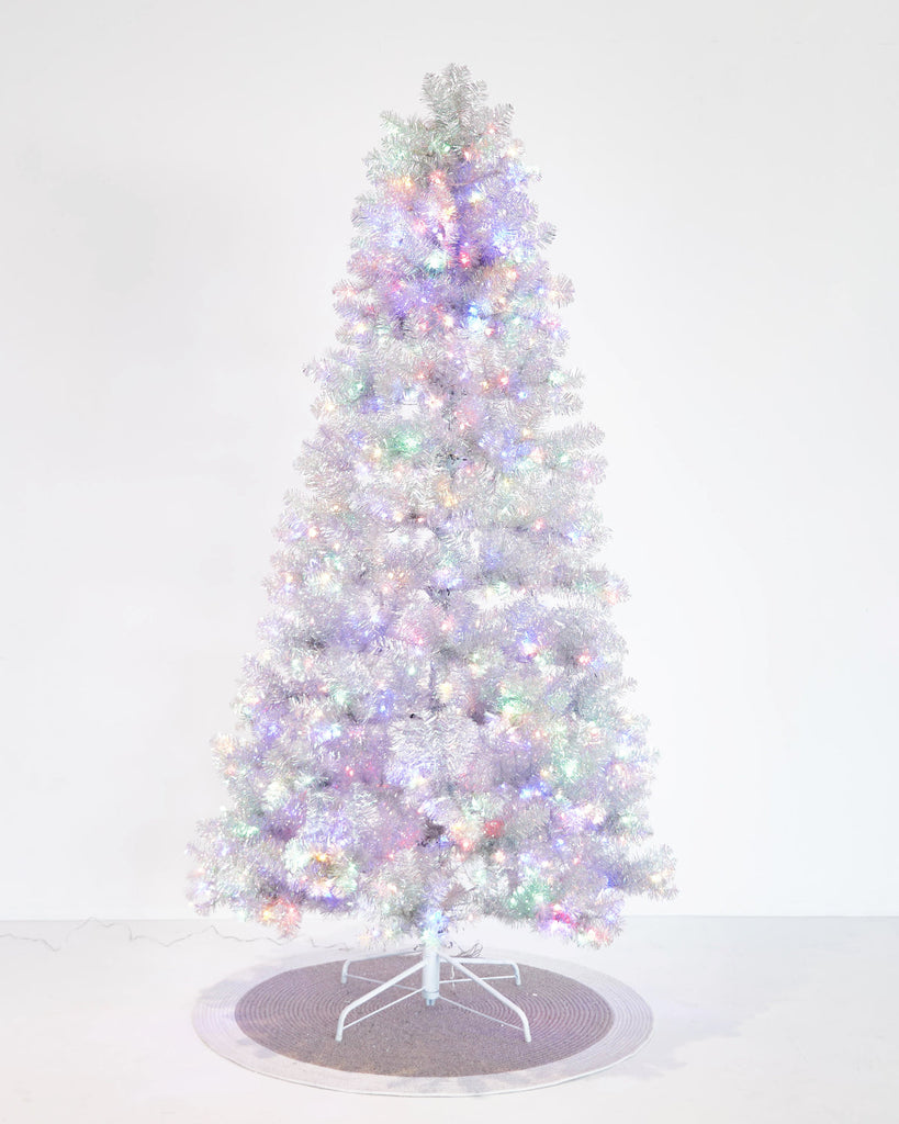 Available to Order <br> 7.5ft Vintage Silver Tree (Pre-Lit)