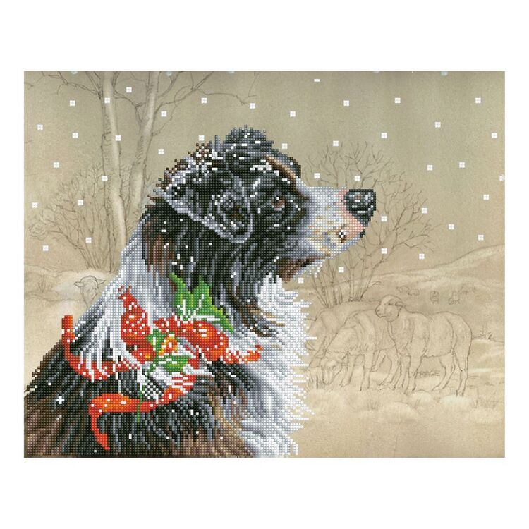 SALE - 30% OFF <br> Diamond Dotz <br> Christmas Collie