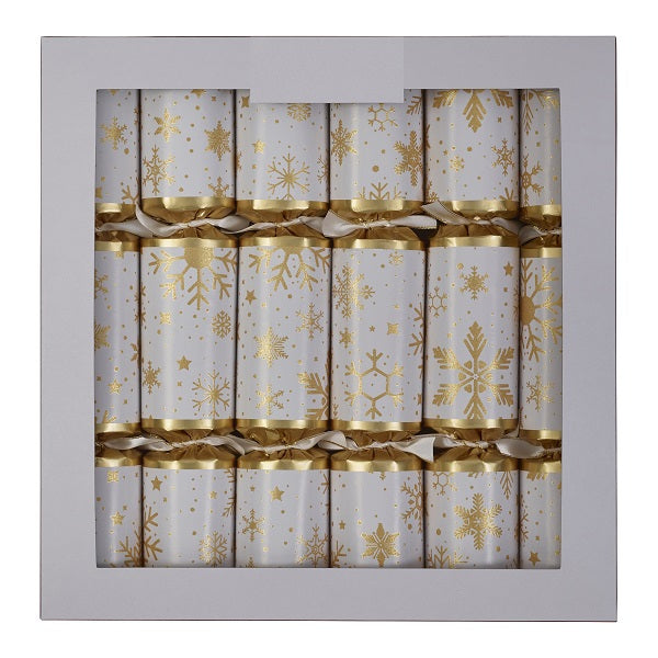 Bon Bons (Box of 6) <br> 12″ Snowflakes Fill your own crackers