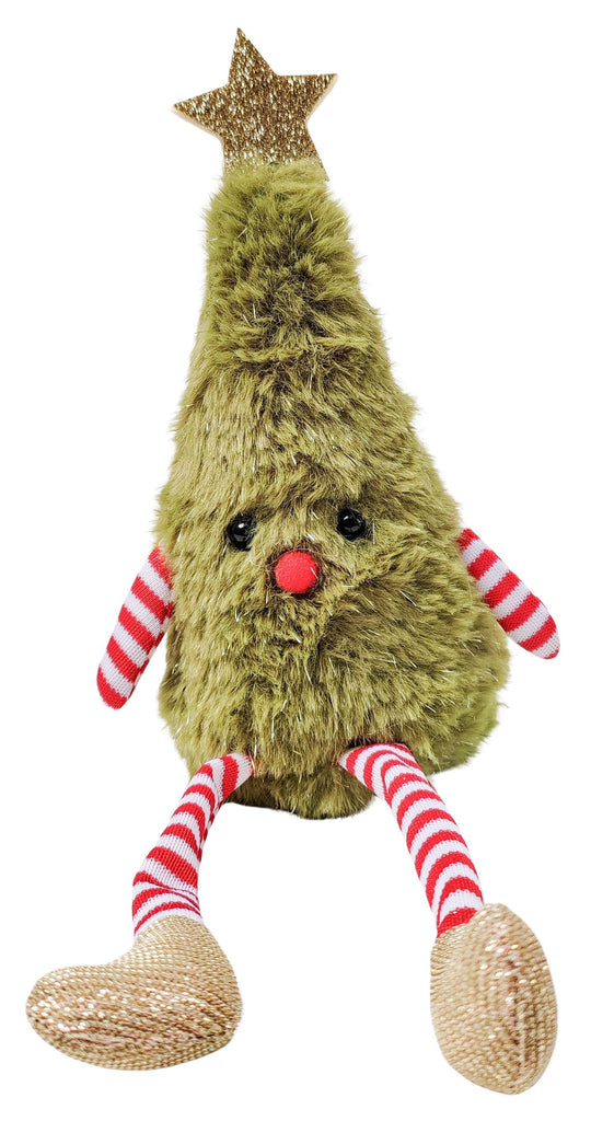 Fluffy Christmas Tree Sitting Decoration Medium