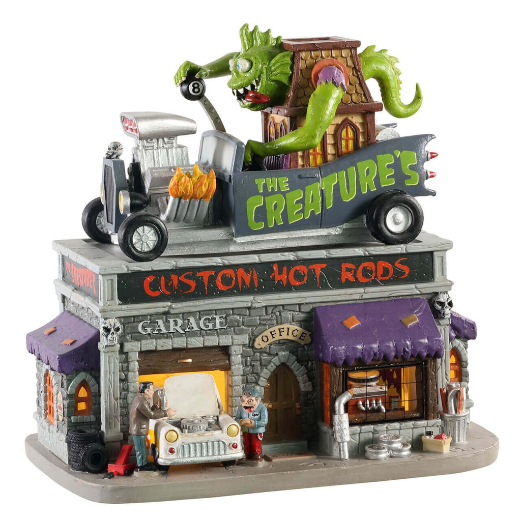 Spooky Town <br> The Creature's Custom Hot Rod Shop