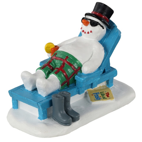 Lemax Figurine <br> Relaxing Snowman