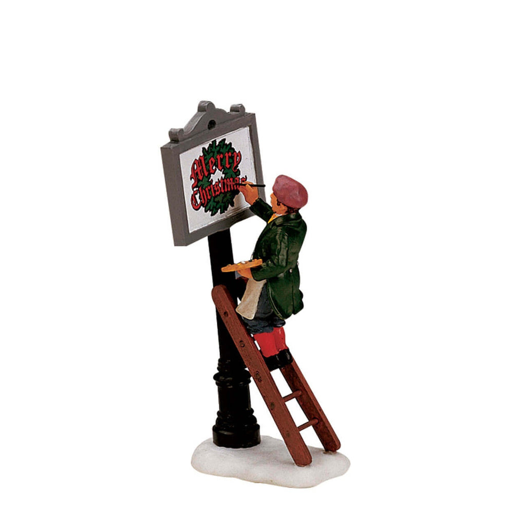 Lemax Figurine <br> Sign Painter