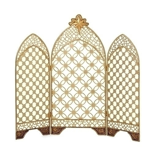 Roman <br> Triptych <br> 16" Gold Backdrop for Nativity Sets