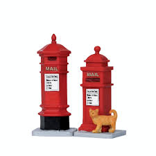 Lemax Accessories <br>  Victorian Mailboxes, Set of 2