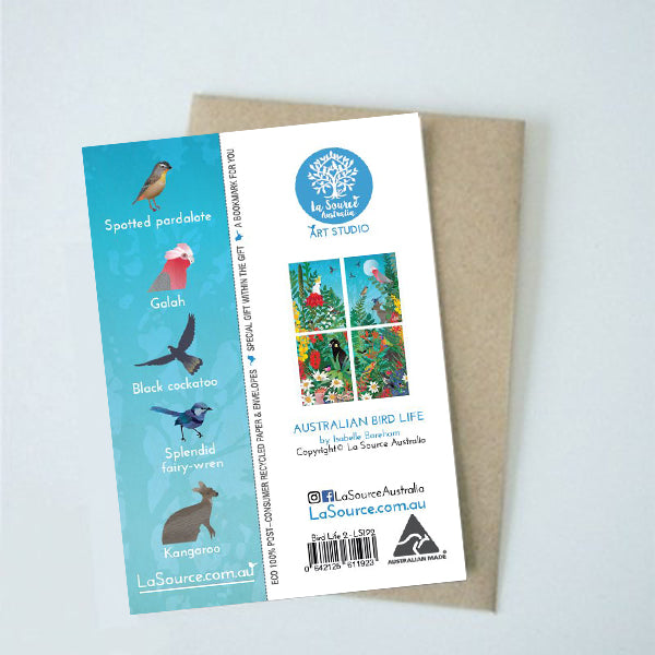 Greeting Card <br> Bird Life II