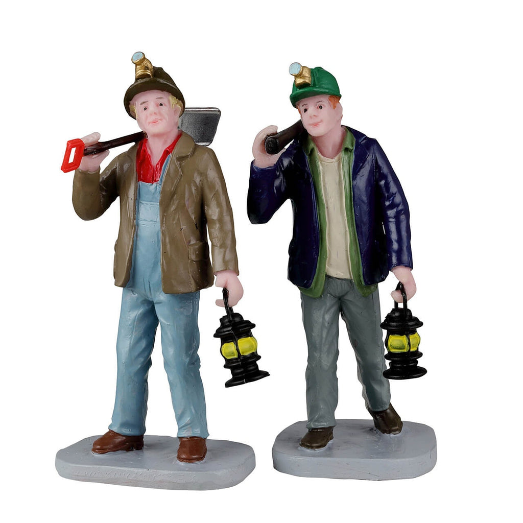 Lemax Figurine <br> Miners, Set of 2