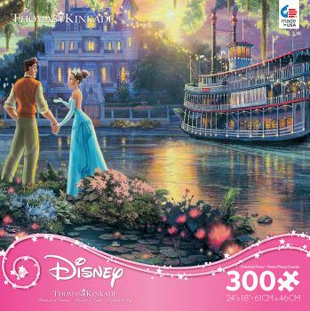 Thomas Kinkade Disney Dreams <br>300 Piece Puzzle <br> The Princess and the Frog