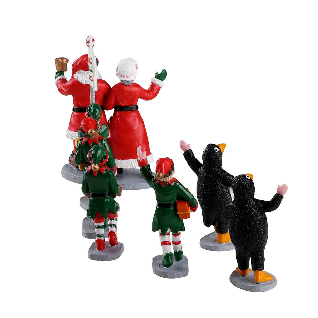 Lemax Table Piece <br> Santa's Elf Parade