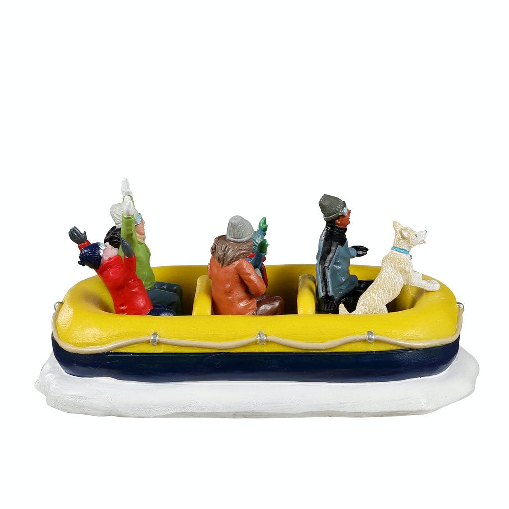 Lemax Table Piece <br> Snow Rafting