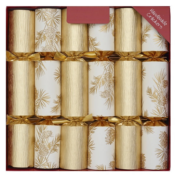 Bon Bons (Box of 6) <br> 12" Gold Glitter Foliage