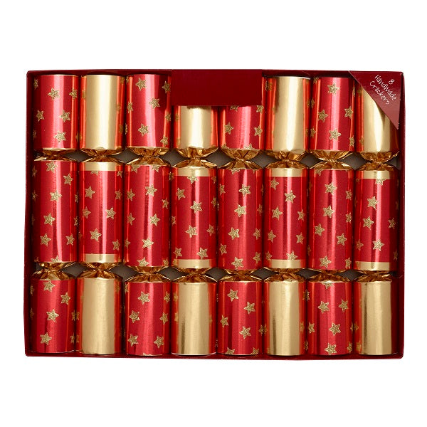 Bon Bon (Box of 8) <br> 10" Red and Gold Star <br> Magic